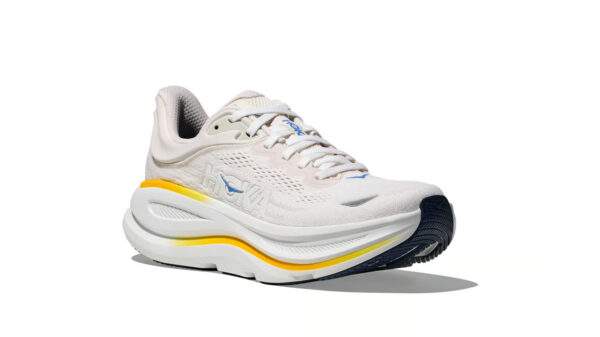 Hoka Bondi 9 Wide White / Grout נעלי ריצה רחב
