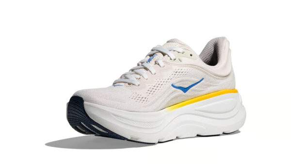 Hoka Bondi 9 Wide White / Grout נעלי ריצה רחב