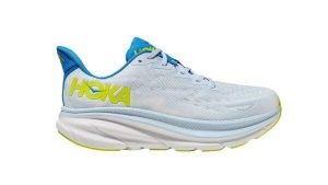 Hoka Clifton 9 Wide Ice Blue/Yellowish נעלי ריצה רחב