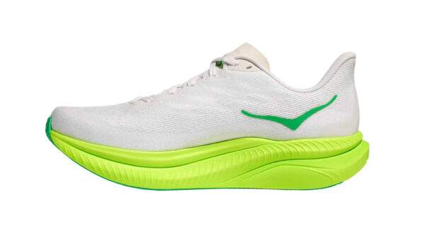 Hoka Mach 6 White/Neon Lime נעלי ריצה