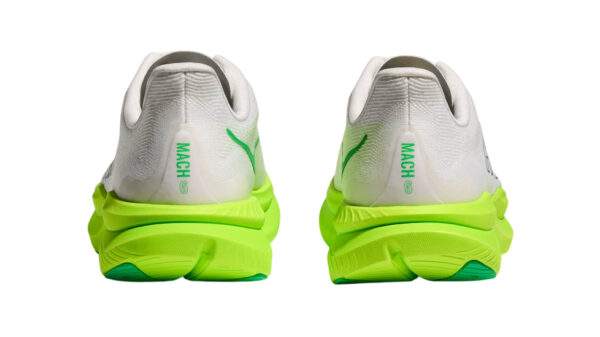 Hoka Mach 6 White/Neon Lime נעלי ריצה