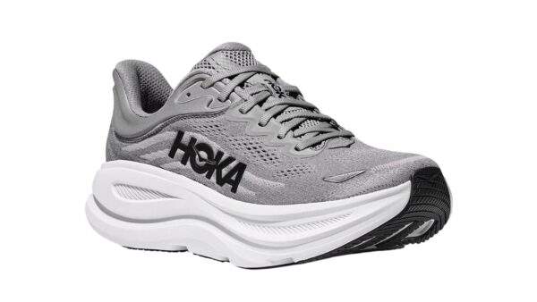 Hoka Bondi 9 Wide Grey Star נעלי ריצה רחב