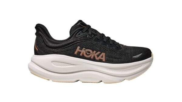 Hoka Bondi 9 Wide Black/Rose Gold נעלי ריצה רחב