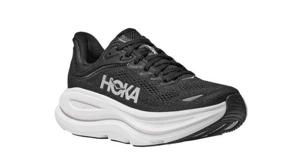 Hoka Bondi 9 Wide Black/White נעלי ריצה רחב
