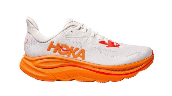 Hoka Clifton 10 Wide Frost/Orange נעלי ריצה רחב