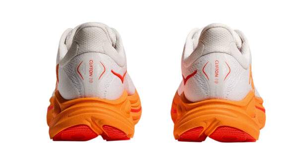 Hoka Clifton 10 Wide Frost/Orange נעלי ריצה רחב