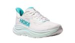 Hoka Clifton 10 Wide White/Blue Sielo נעלי ריצה רחב