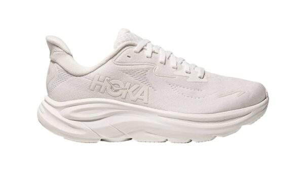 Hoka Clifton 10 Wide White נעלי ריצה רחב