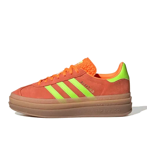 Adidas Gazelle Bold Solar Orange Solar Green נעלי