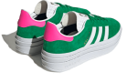 Adidas Gazelle Bold Green Lucid Pink נעלי