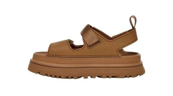 UGG Women’s GoldenGlow Sandal Bison Brown סנדלים