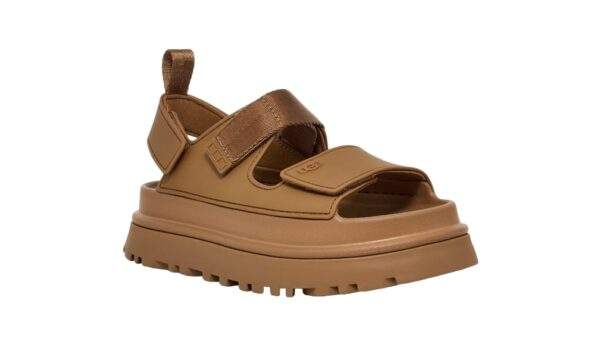 UGG Women’s GoldenGlow Sandal Bison Brown סנדלים