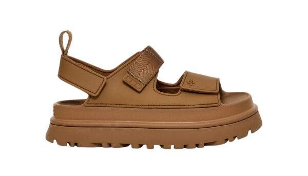 UGG Women’s GoldenGlow Sandal Bison Brown סנדלים