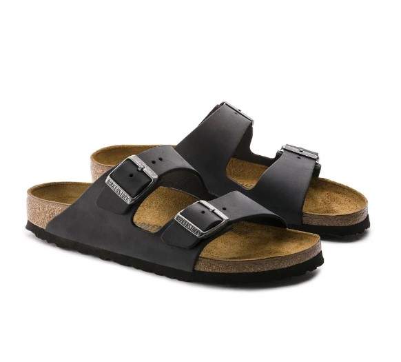 Birkenstock Arizona Leather Black כפכפים
