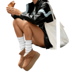 UGG Classic Ultra Mini Platform Brown מגפי האג