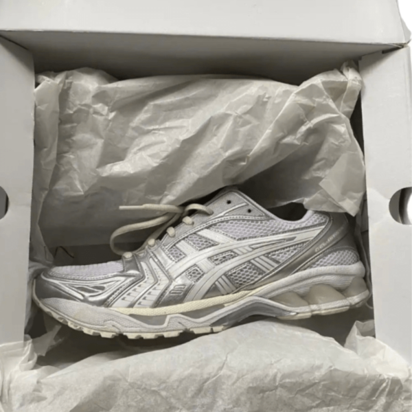 Asics Gel Kayano 14 Silver White נעליים