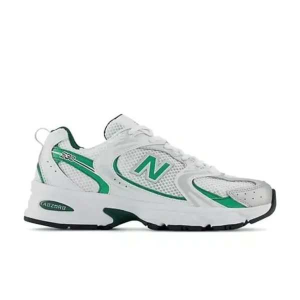 New Balance 530 Trainers White And Green נעלי