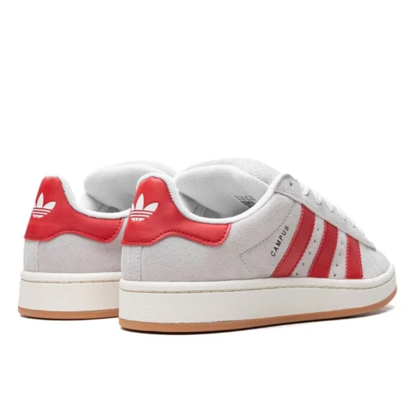 Adidas Campus 00s Crystal White Better Scarlet נעלי