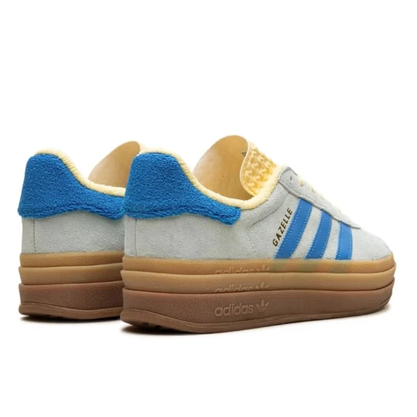 Adidas Gazelle Bold Almost Blue Yellow נעלי