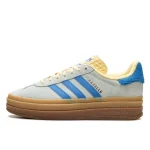 Adidas Gazelle Bold Almost Blue Yellow נעלי