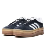 Adidas Gazelle Bold Black White Gum נעלי