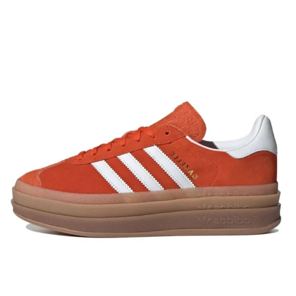 Adidas Gazelle Bold Collegiate Orange Gum נעלי