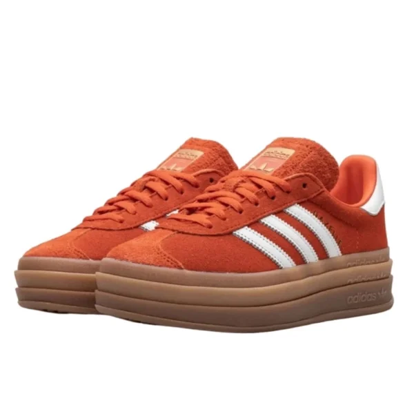Adidas Gazelle Bold Collegiate Orange Gum נעלי