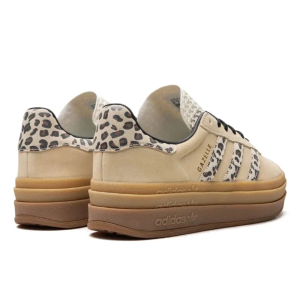 Adidas Gazelle Bold Cream Black Leopard נעלי