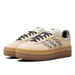 Adidas Gazelle Bold Cream Black Leopard נעלי