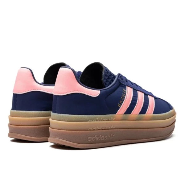 Adidas Gazelle Bold Dark Blue Pink Spark נעלי