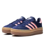 Adidas Gazelle Bold Dark Blue Pink Spark נעלי