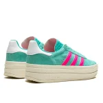 Adidas Gazelle Bold Flash Aqua Lucid Pink נעלי