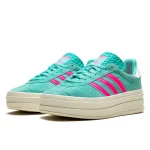 Adidas Gazelle Bold Flash Aqua Lucid Pink נעלי