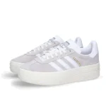 Adidas Gazelle Bold Grey White נעלי