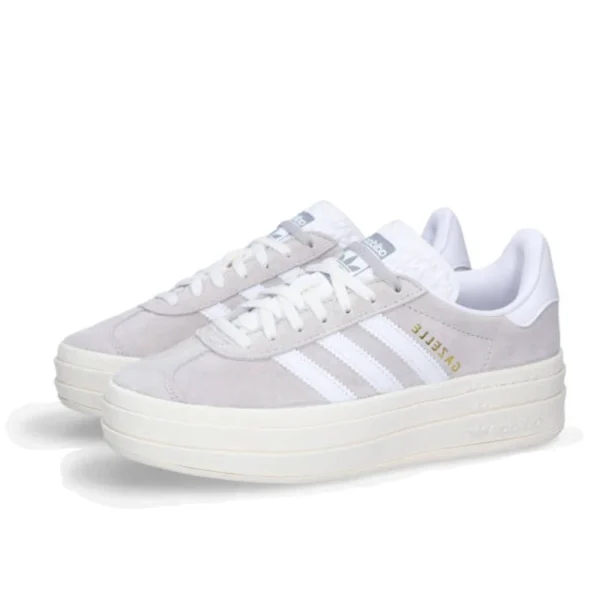 Adidas Gazelle Bold Grey White נעלי