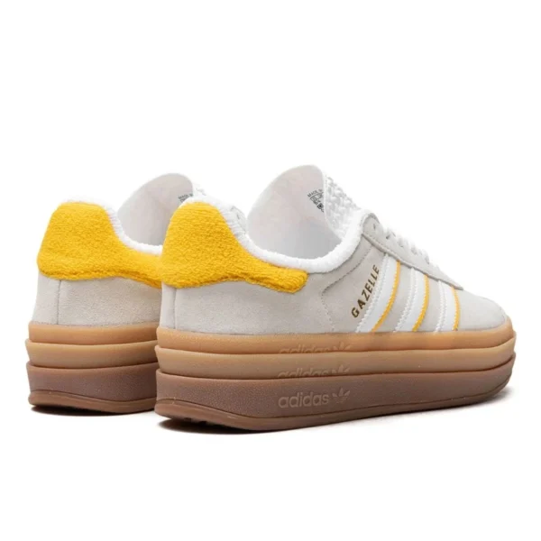 Adidas Gazelle Bold Ivory Bold Gold נעלי