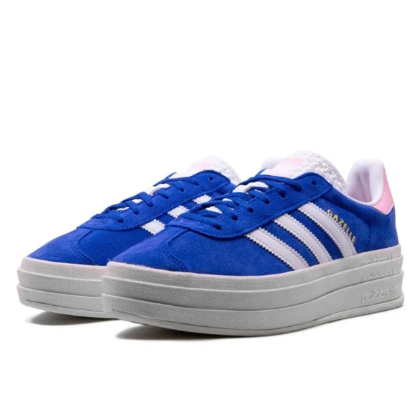 Adidas Gazelle Bold True Pink Semi Lucid Blue נעלי