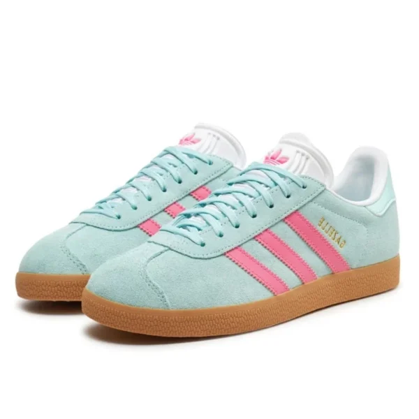 Adidas Gazelle Flash Aqua Lucid Pink נעלי