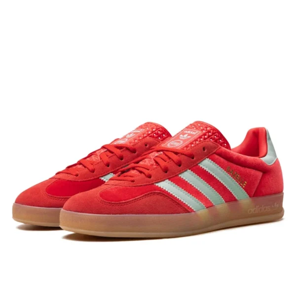 Adidas Gazelle Indoor Better Scarlet Hazy Green נעלי
