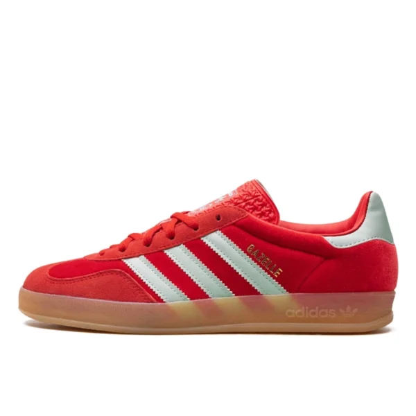 Adidas Gazelle Indoor Better Scarlet Hazy Green נעלי