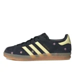 Adidas Gazelle Indoor Core Black Almost Yellow Floral נעלי