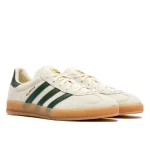 Adidas Gazelle Indoor Cream White Collegiate Green Gum נעלי