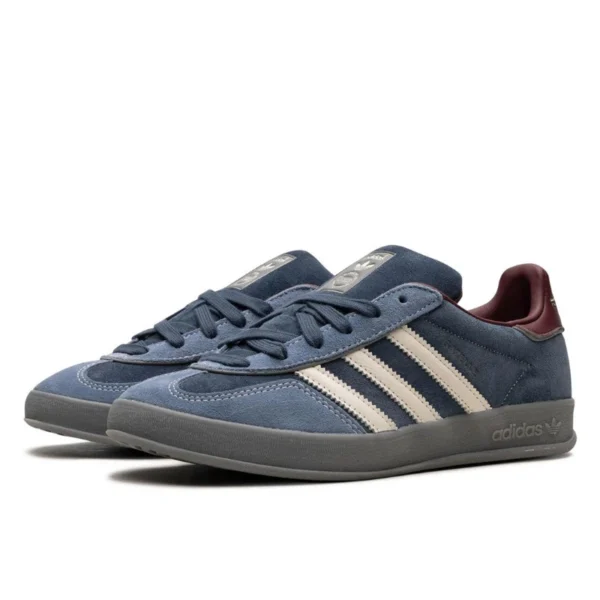 Adidas Gazelle Indoor Crew Navy Burgundy נעלי