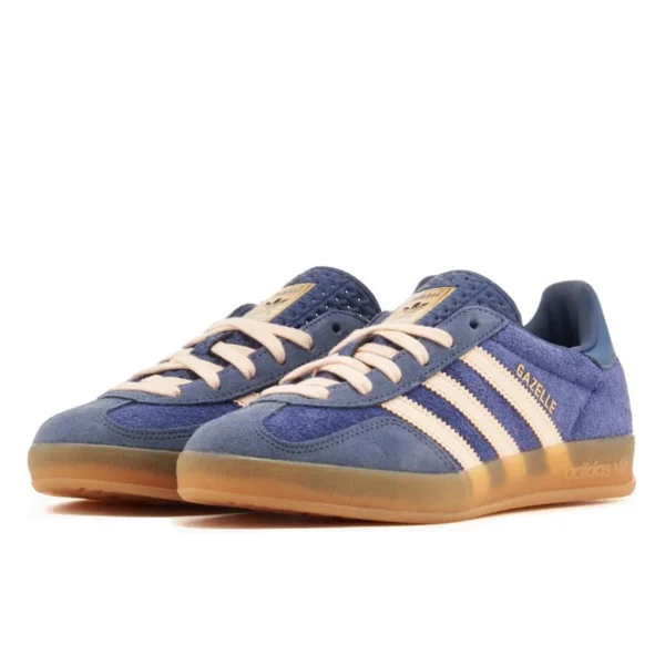 Adidas Gazelle Indoor Dark Blue Bliss Orange נעלי
