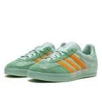 Adidas Gazelle Indoor Hazy Green Yellow נעלי