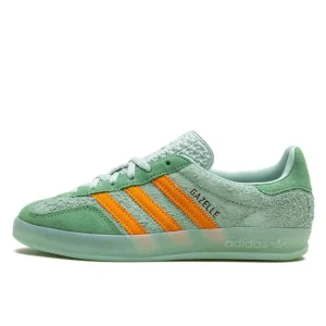 Adidas Gazelle Indoor Hazy Green Yellow נעלי