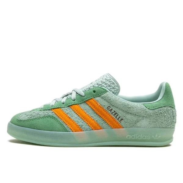 Adidas Gazelle Indoor Hazy Green Yellow נעלי