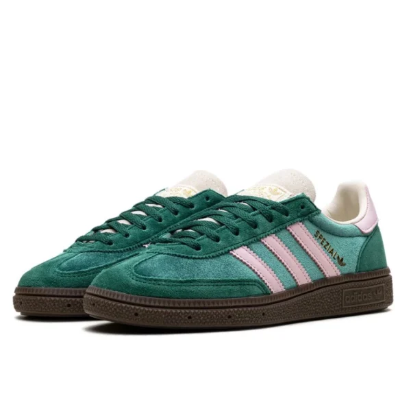 Adidas Handball Spezial Green Pink Velvet נעלי