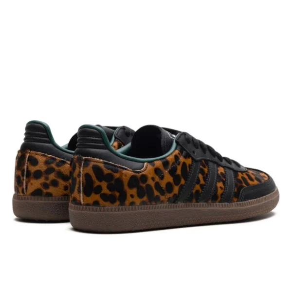 Adidas Samba OG Black Green Leopard נעלי