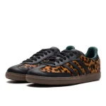Adidas Samba OG Black Green Leopard נעלי